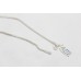 Long Snake Chain Necklace Sterling Silver 925 Handmade Designer Unisex Gift C991